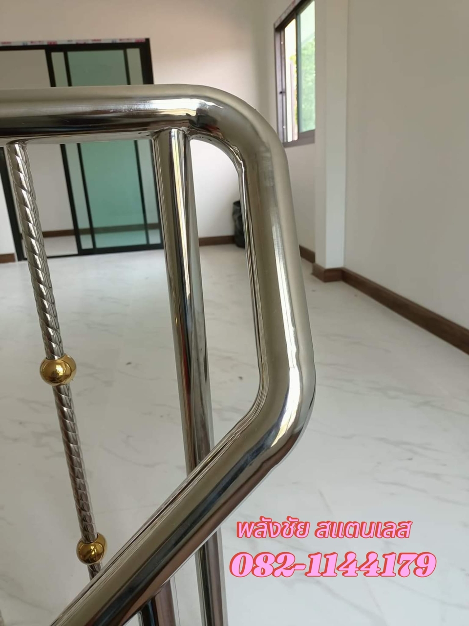 45.jpg - ราวม้านั่งสแตนเลส ระเบียงราวบันไดสแตนเลส | https://พลังชัยสแตนเลส.com