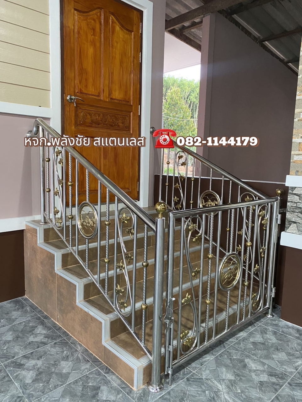 52.jpg - ราวม้านั่งสแตนเลส ระเบียงราวบันไดสแตนเลส | https://พลังชัยสแตนเลส.com