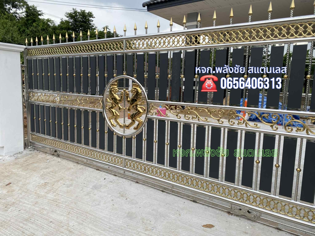 2025082318015801.jpg - งานประตูรั้ว สแตนเลส 304   | https://พลังชัยสแตนเลส.com