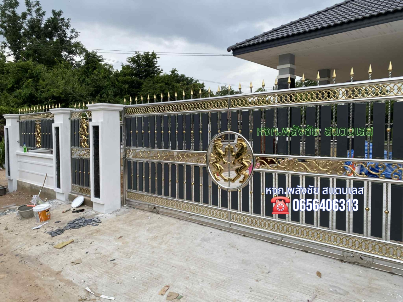2025082318032624.jpg - งานประตูรั้ว สแตนเลส 304   | https://พลังชัยสแตนเลส.com